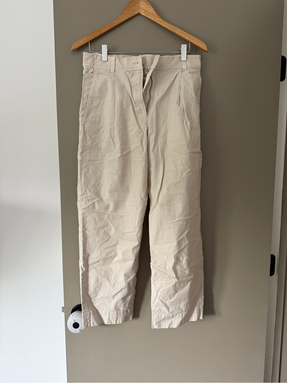 COS Cream Men's Cotton Chinos